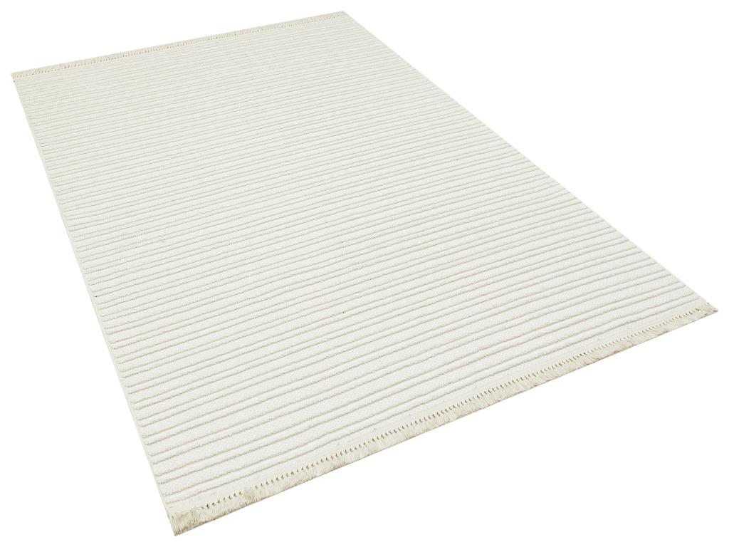 Havana Scandinavian and Embossed Patterned Fringed Area Rug 8551
