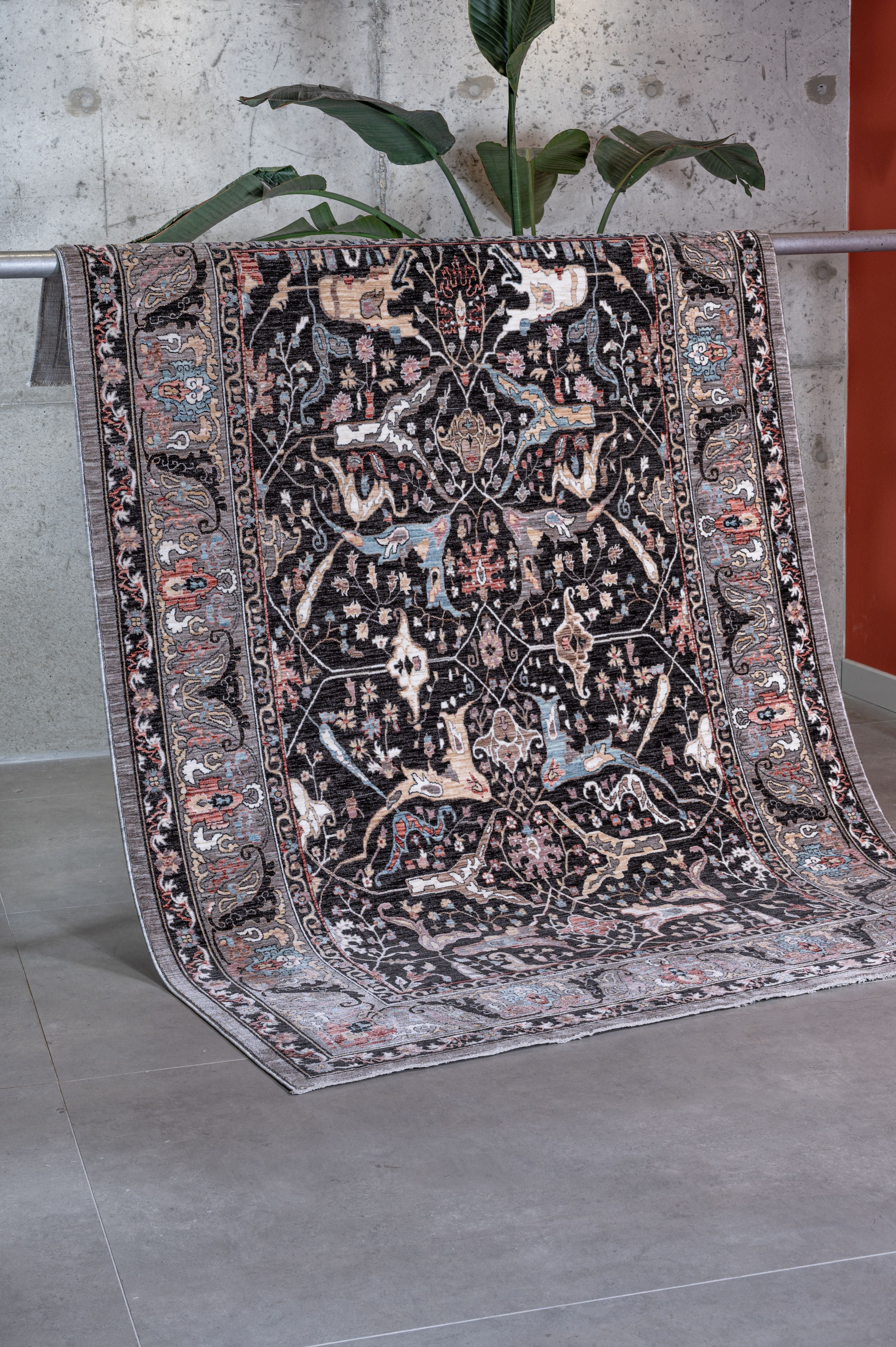 Ambiance 2971 Black - Machine-Woven Rug