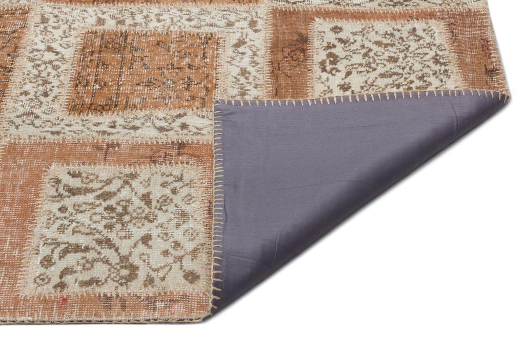 Apex patchwork carpet beige 21055 194 x 280 cm