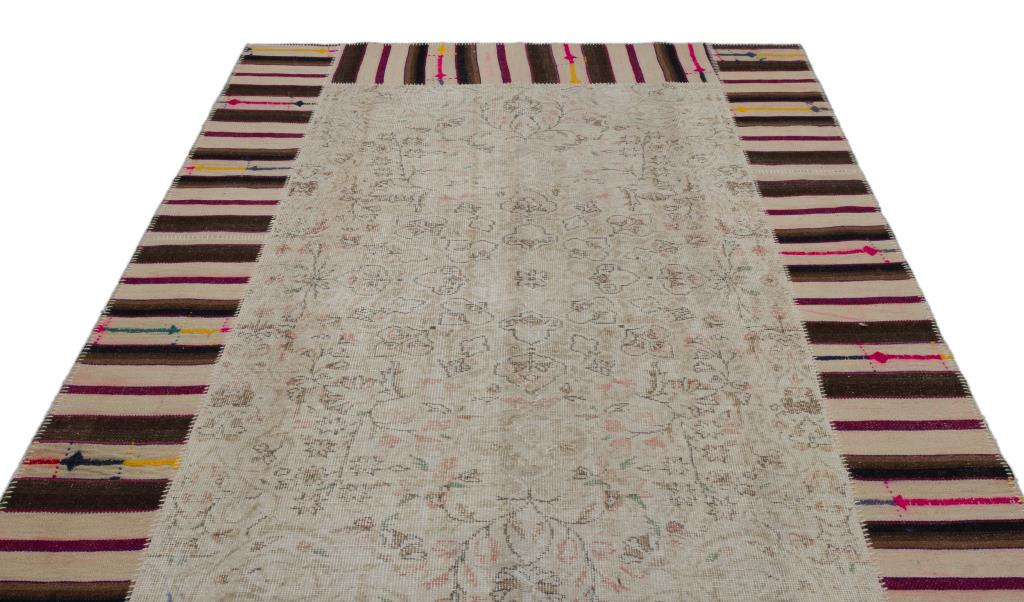 Apex Patchwork Carpet Naturel 21736 187 x 278 cm