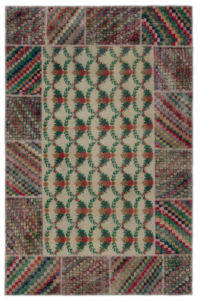 Apex Patchwork Carpet Retro 21750 192 x 293 cm