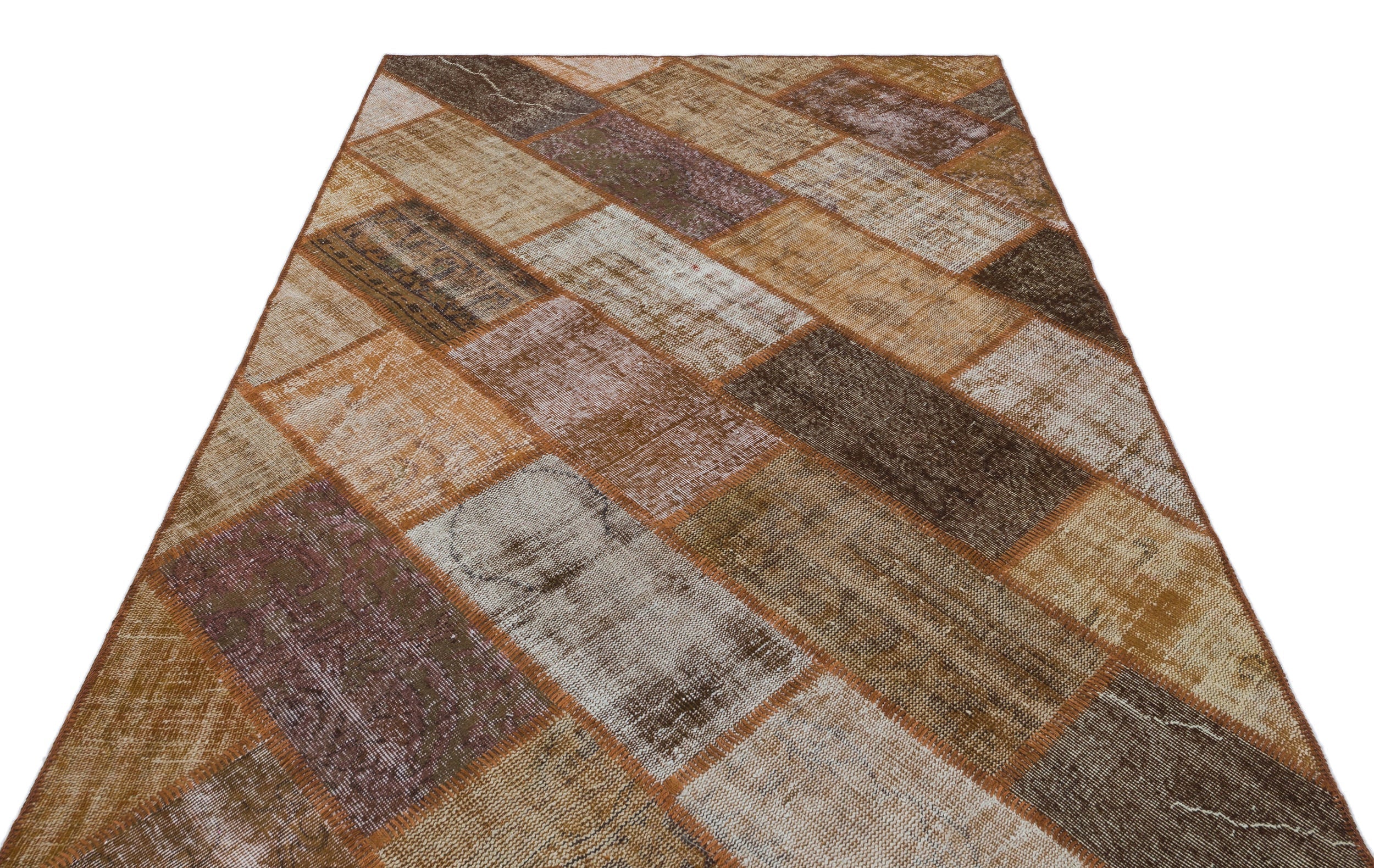Apex Patchwork Unique Coffee 31284 160 cm x 230 cm