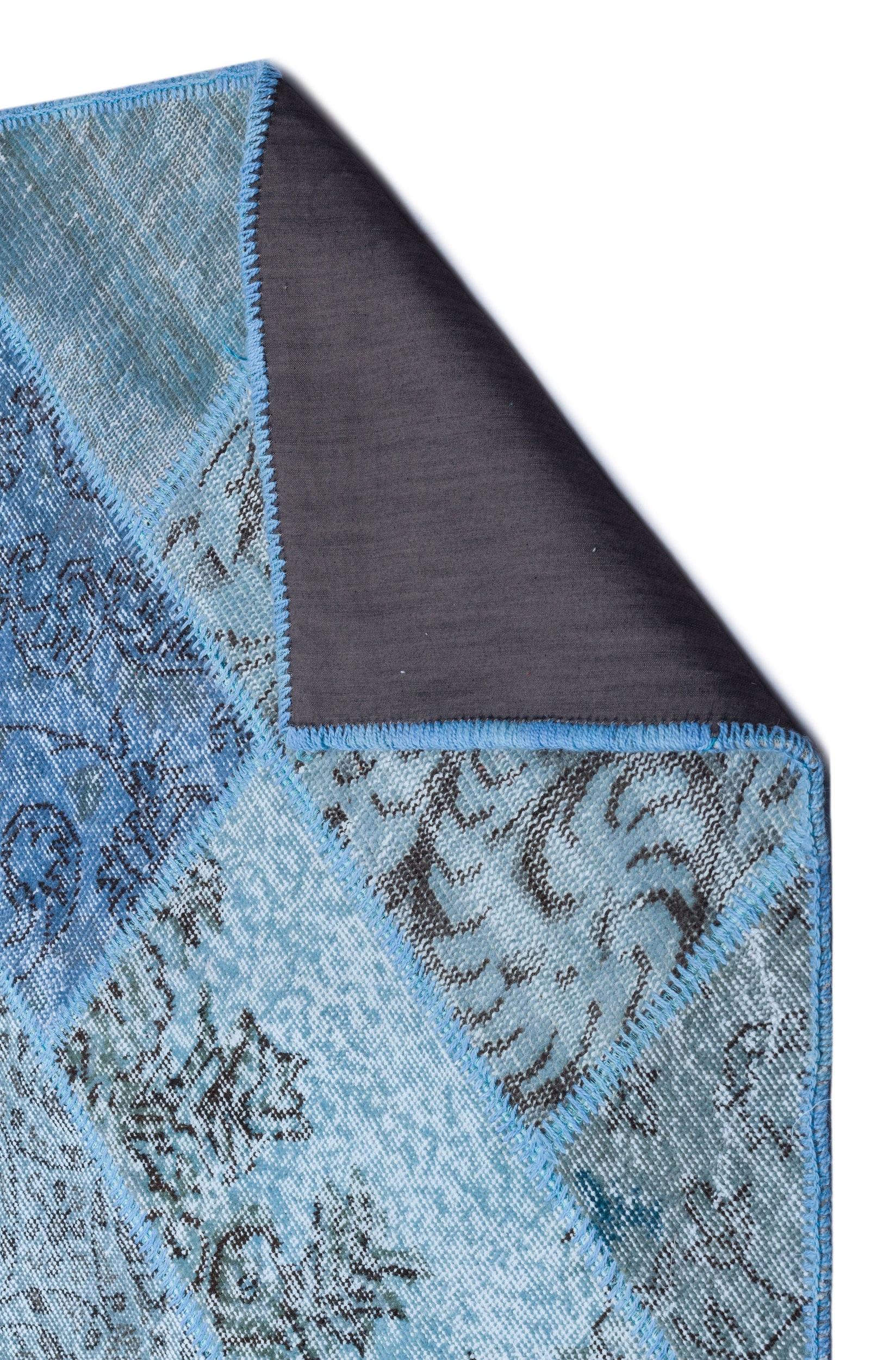 Apex Patchwork Unique Blue 26293 160 cm x 230 cm