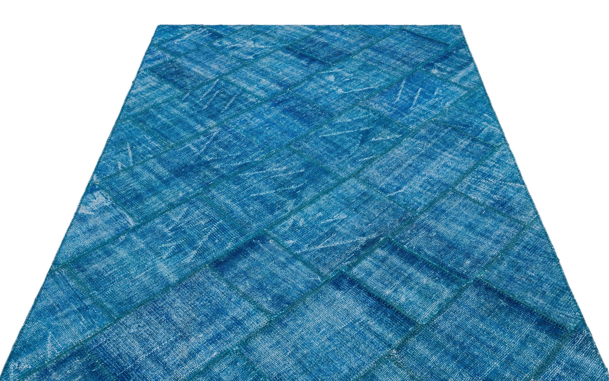 Apex Patchwork Unique Blue 26364 160 cm x 230 cm
