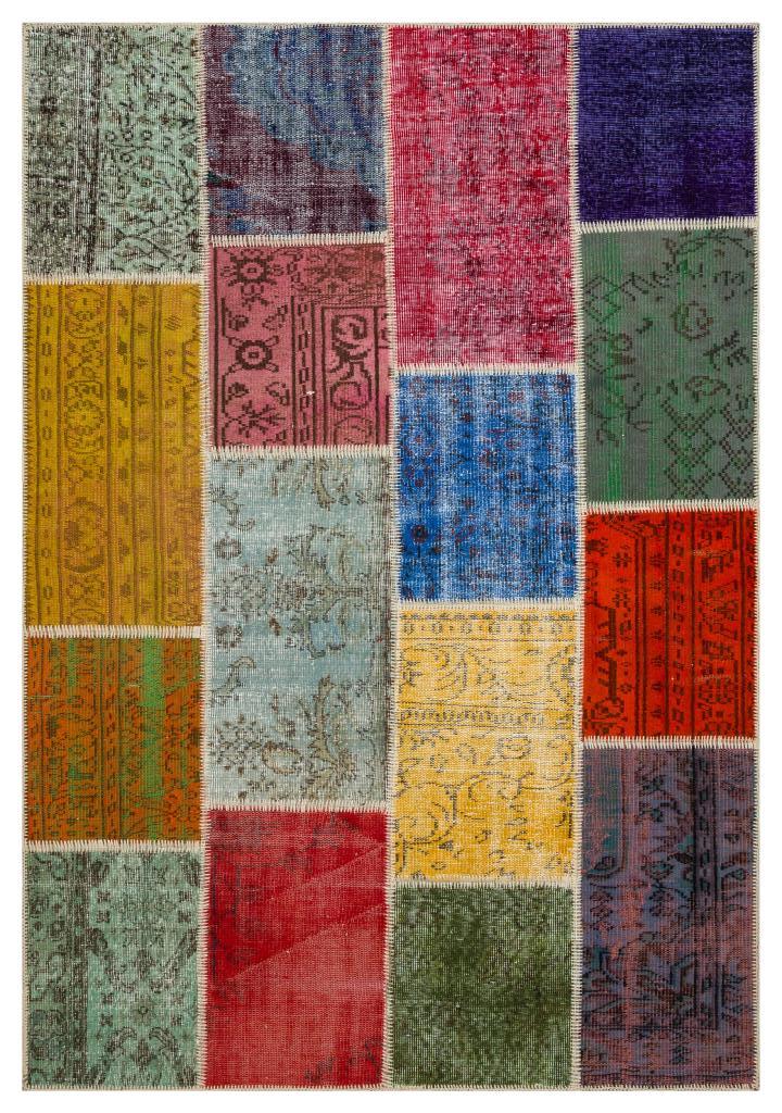 Apex Patchwork Unique Multi Natural 36917 160 x 230 cm