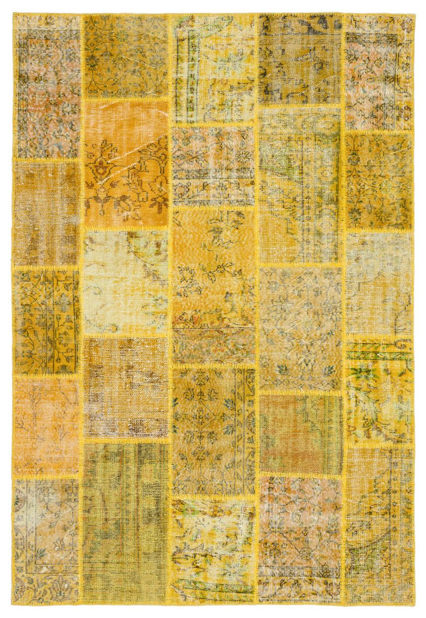Apex Patchwork Unique Yellow 34174 191 cm X 280 cm