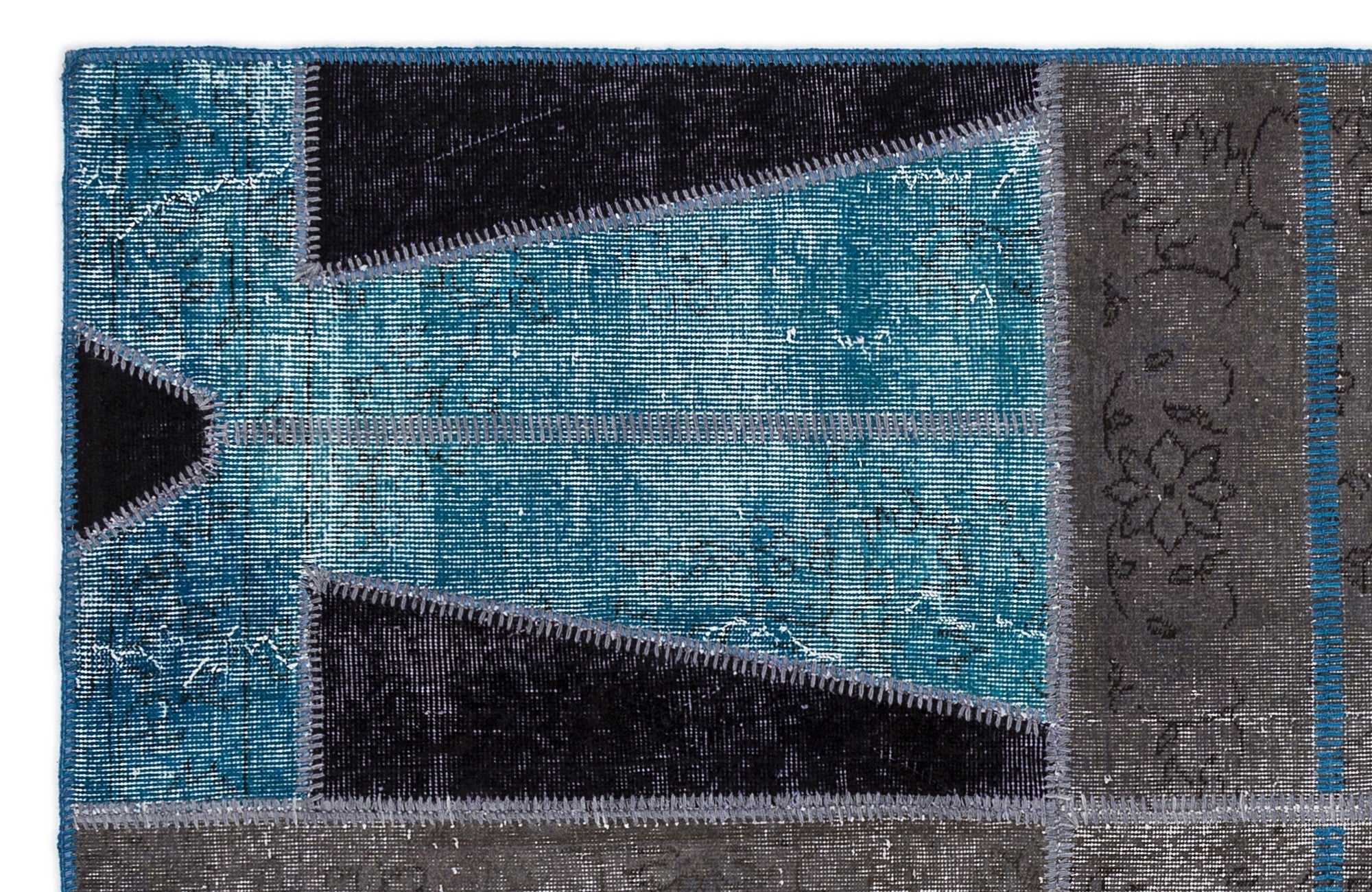 Apex Patchwork Unique Turquoise 2094 160 cm x 230 cm