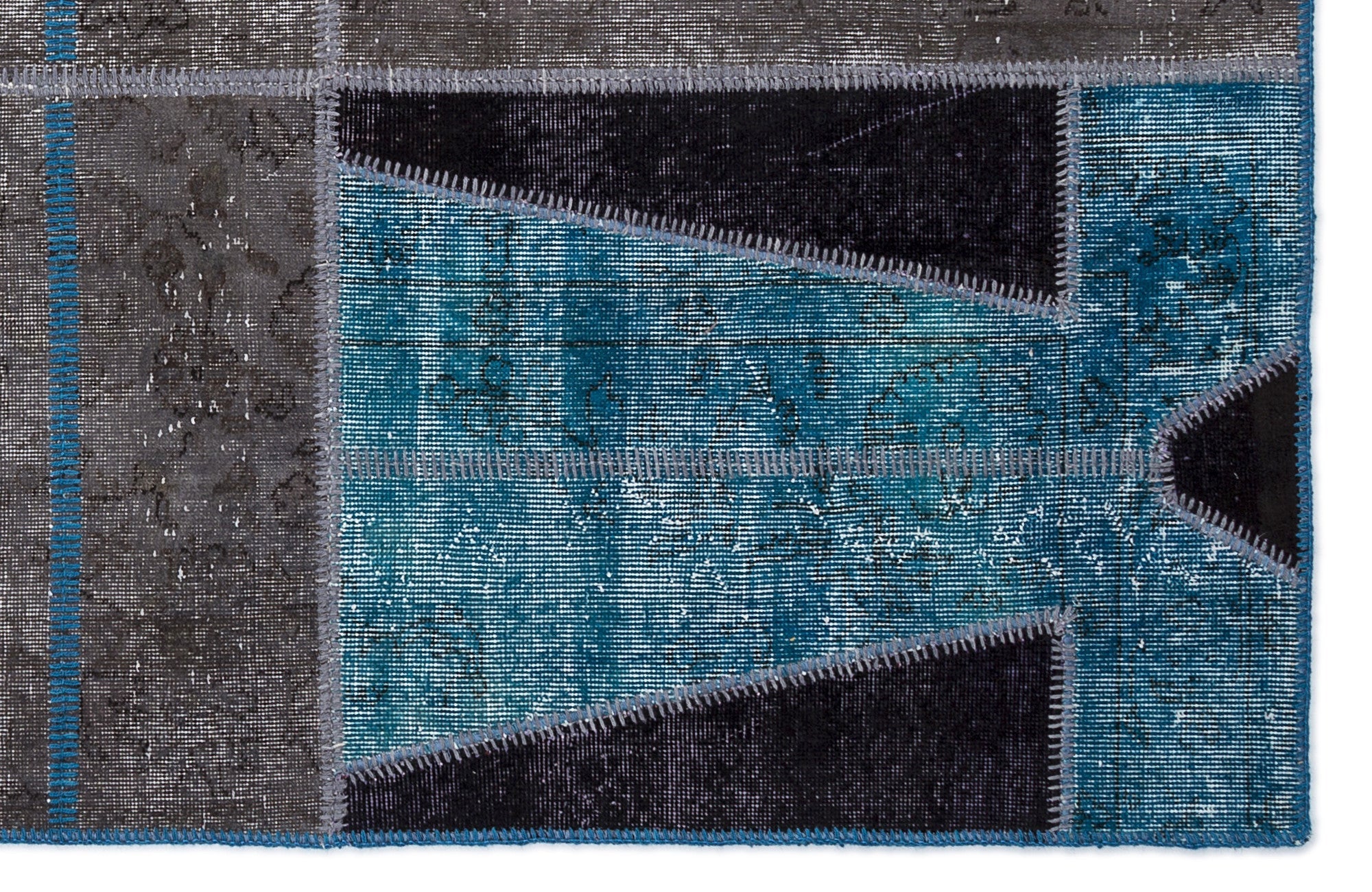 Apex Patchwork Unique Turquoise 2094 160 cm x 230 cm