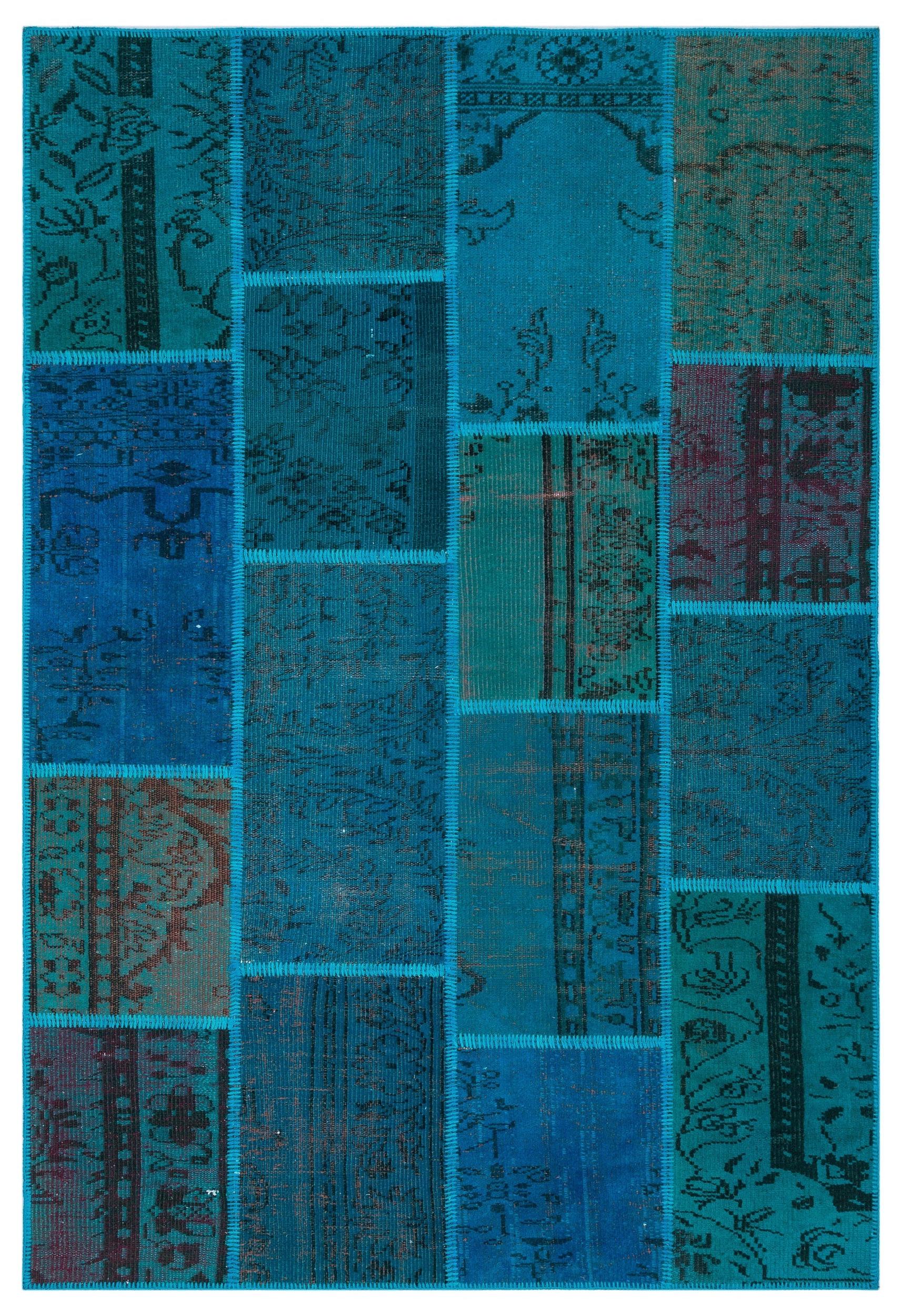 Apex Patchwork Unique Turquoise 26368 160 cm X 230 cm