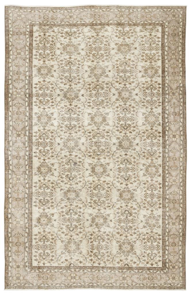 Apex Vintage Carpet Beige 12463 194 x 310 cm