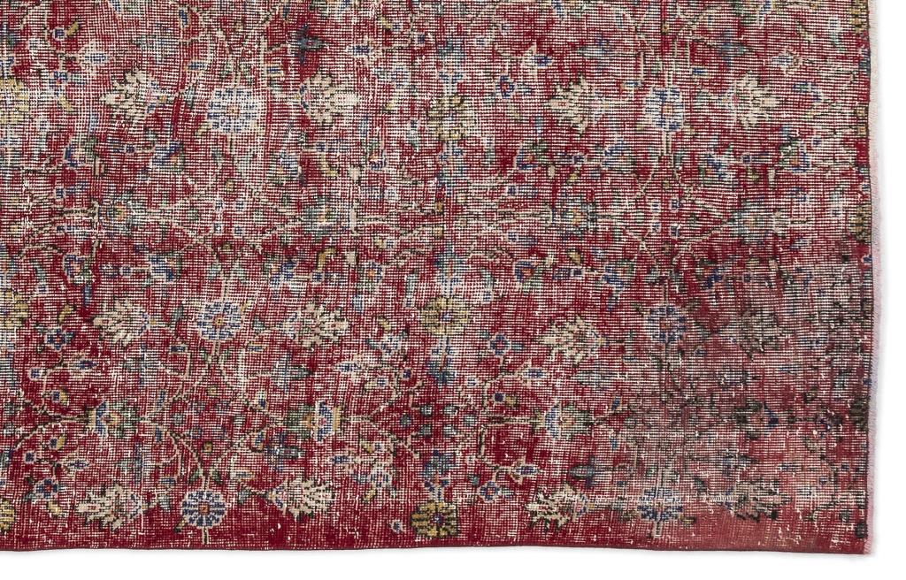 Apex Vintage Carpet Red 14017 175 x 268 cm