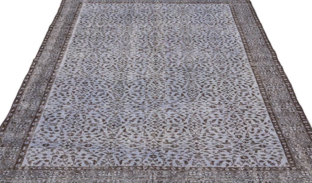 Apex Vintage Carpet Blue 13424 165 x 276 cm