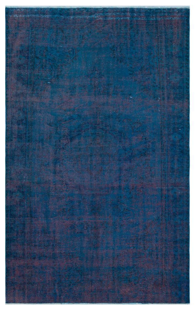 Apex Vintage Carpet Blue 25663 166 x 270 cm