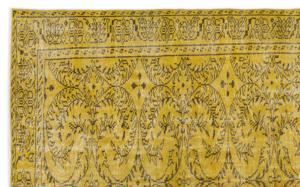 Apex Vintage Carpet Yellow 13308 175 x 285 cm