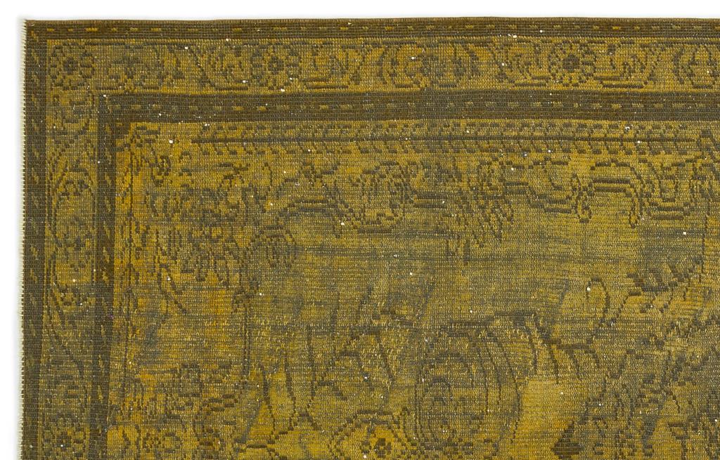 Apex Vintage Carpet Yellow 13670 172 x 274 cm