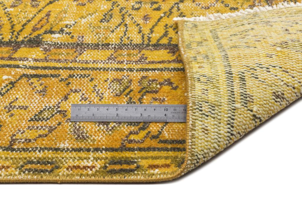 Apex Vintage Carpet Yellow 14002 173 x 280 cm