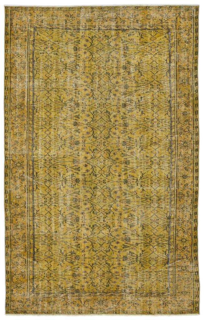 Apex Vintage Carpet Yellow 14002 173 x 280 cm