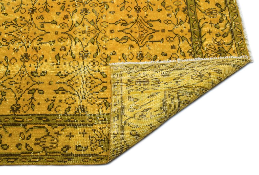 Apex Vintage Carpet Yellow 18592 169 x 302 cm