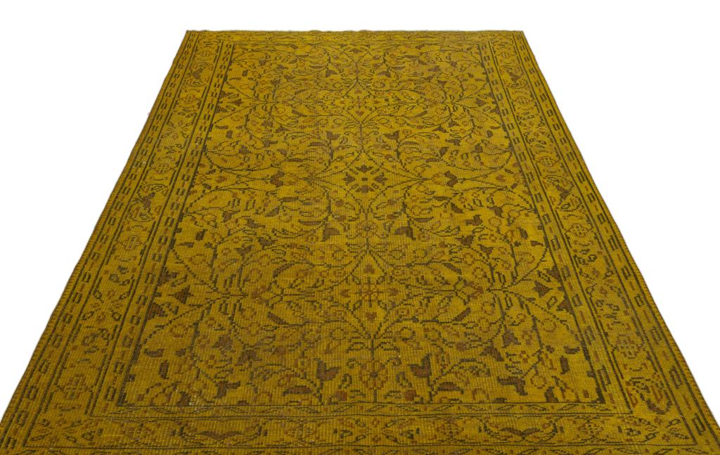 Apex Vintage Carpet Yellow 22968 184 x 265 cm