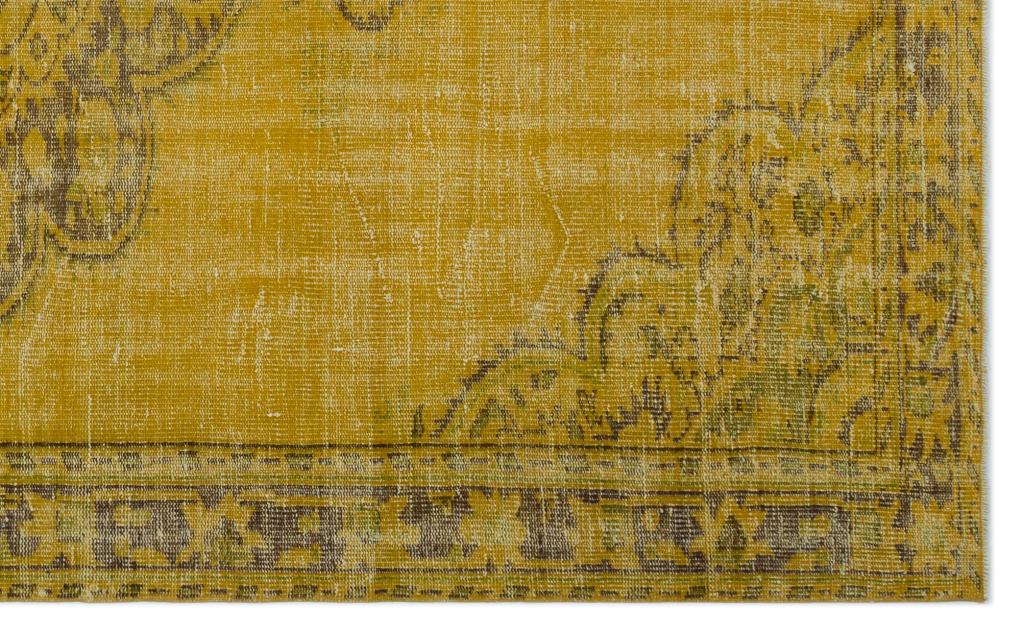 Apex Vintage Carpet Yellow 24308 176 x 285 cm