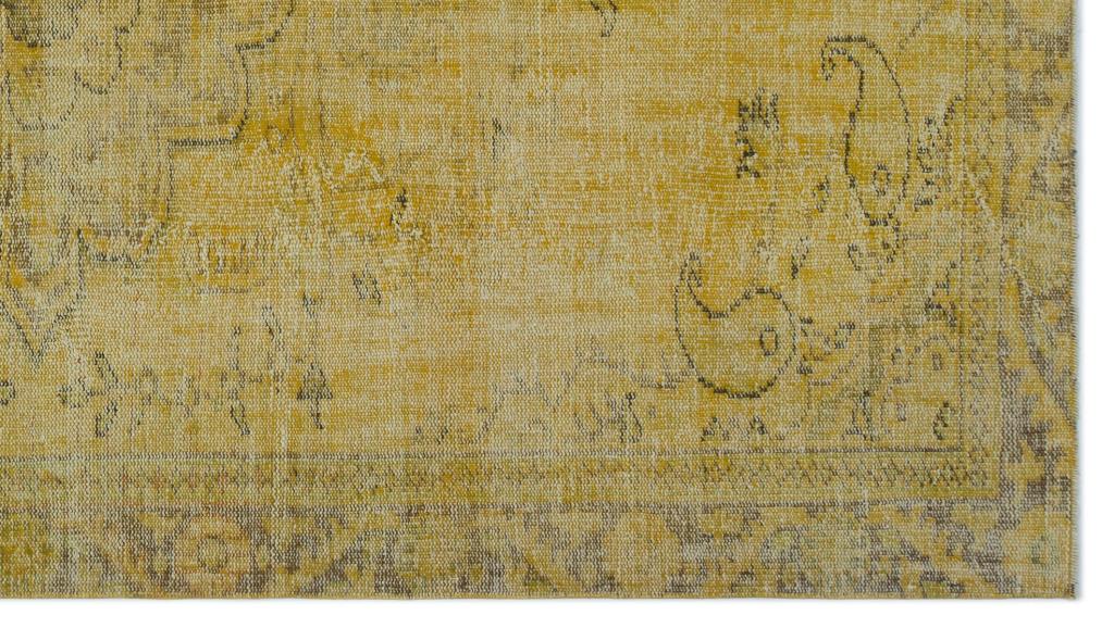 Apex Vintage Carpet Yellow 24321 170 x 304 cm