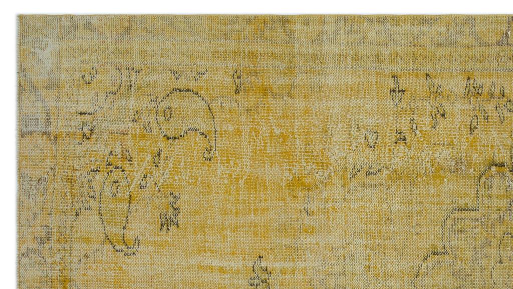 Apex Vintage Carpet Yellow 24321 170 x 304 cm