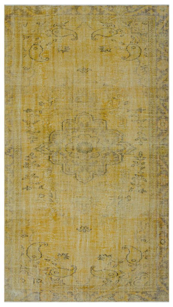Apex Vintage Carpet Yellow 24321 170 x 304 cm