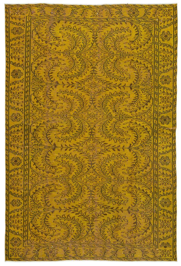 Apex Vintage Carpet Yellow 9688 180 x 266 cm