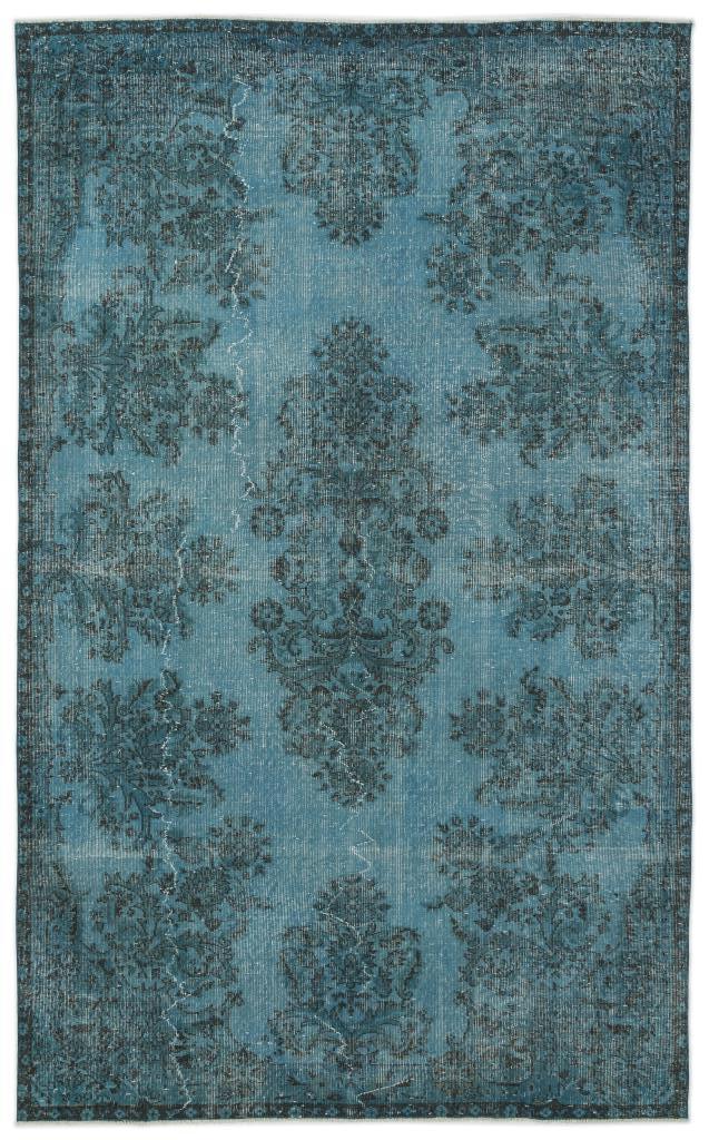 Apex Vintage Carpet Turquoise 14281 183 x 297 cm