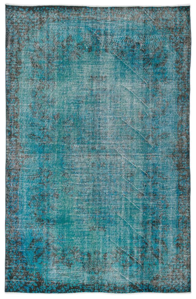 Apex Vintage Carpet Turquoise 16739 187 x 285 cm