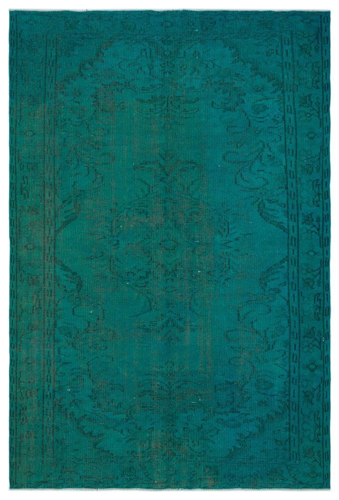 Apex Vintage Carpet Turquoise 23349 175 x 263 cm