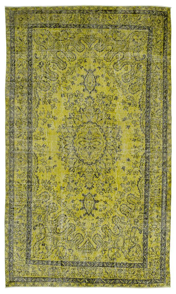 Apex Vintage Carpet Green 8707 172 x 293 cm