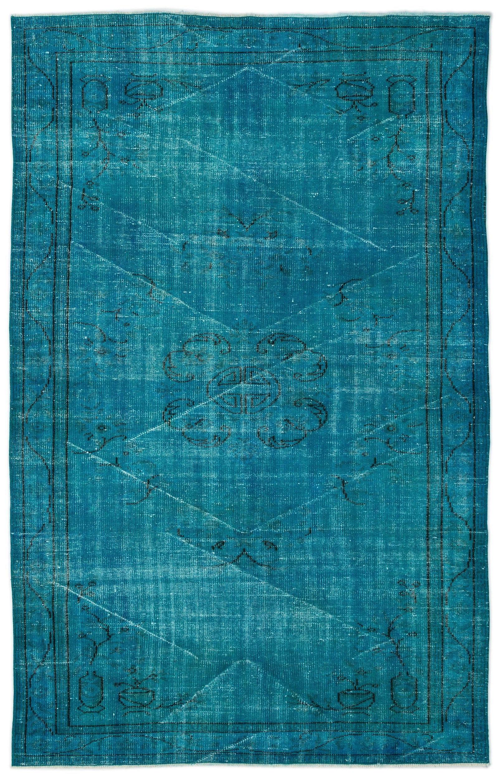 Apex Vintage Turquoise 14469 173 cm X 278 cm