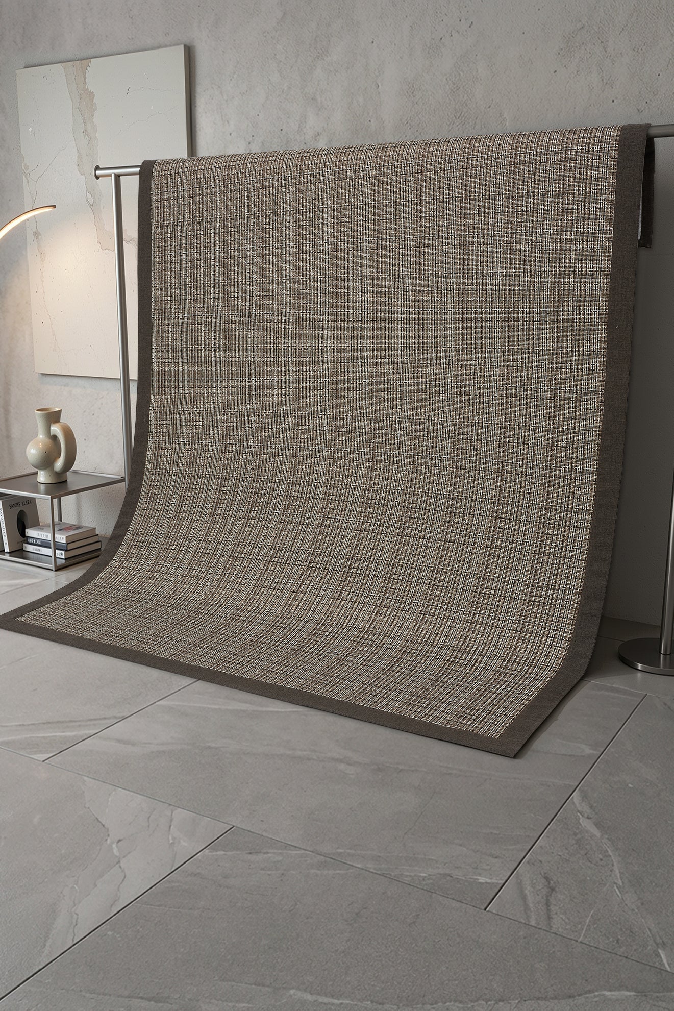 Premium Sisal with Border 1822 SP Coffee Cream