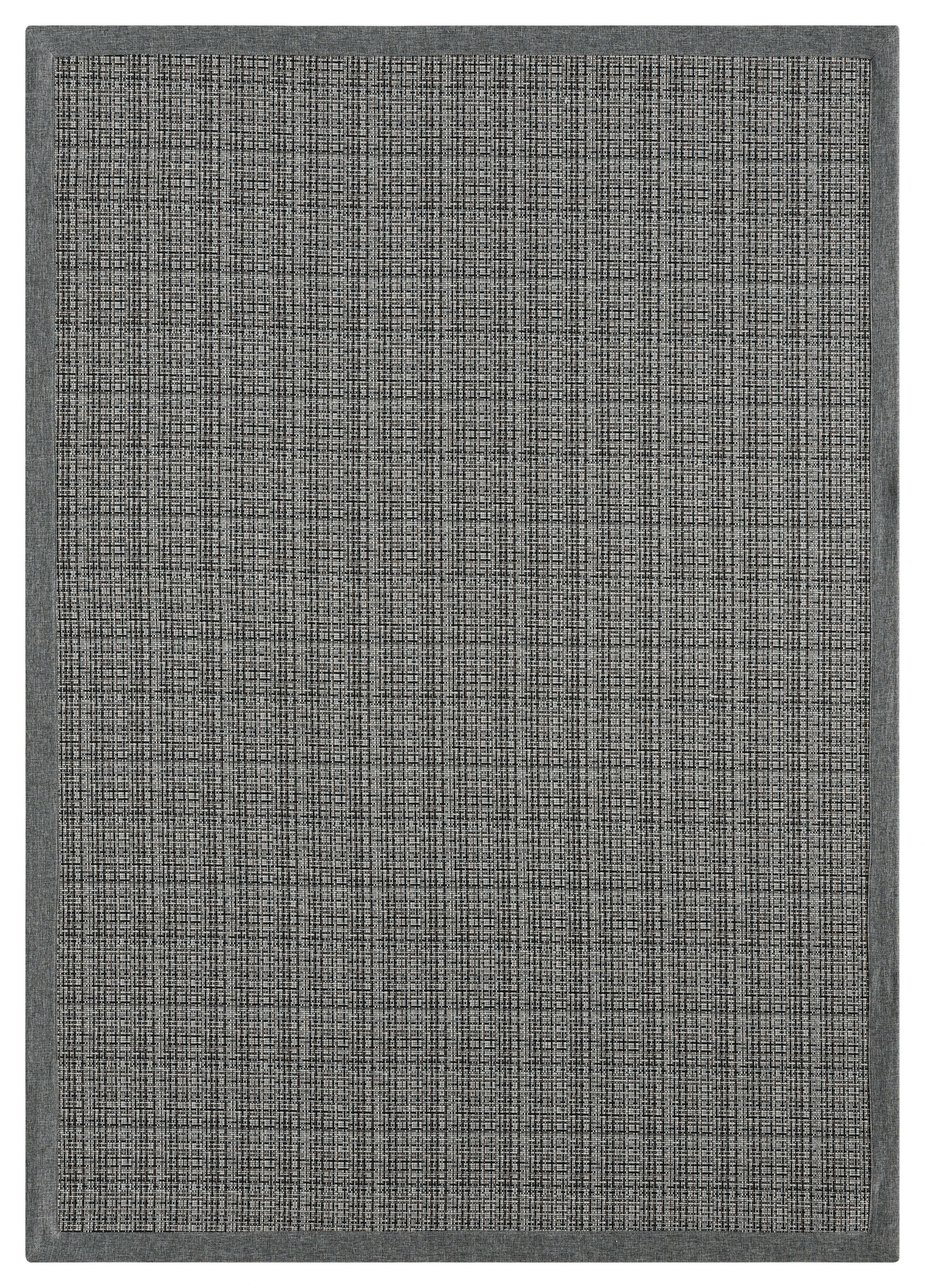 Premium Sisal with Border 1823 SP Anthracite Gray