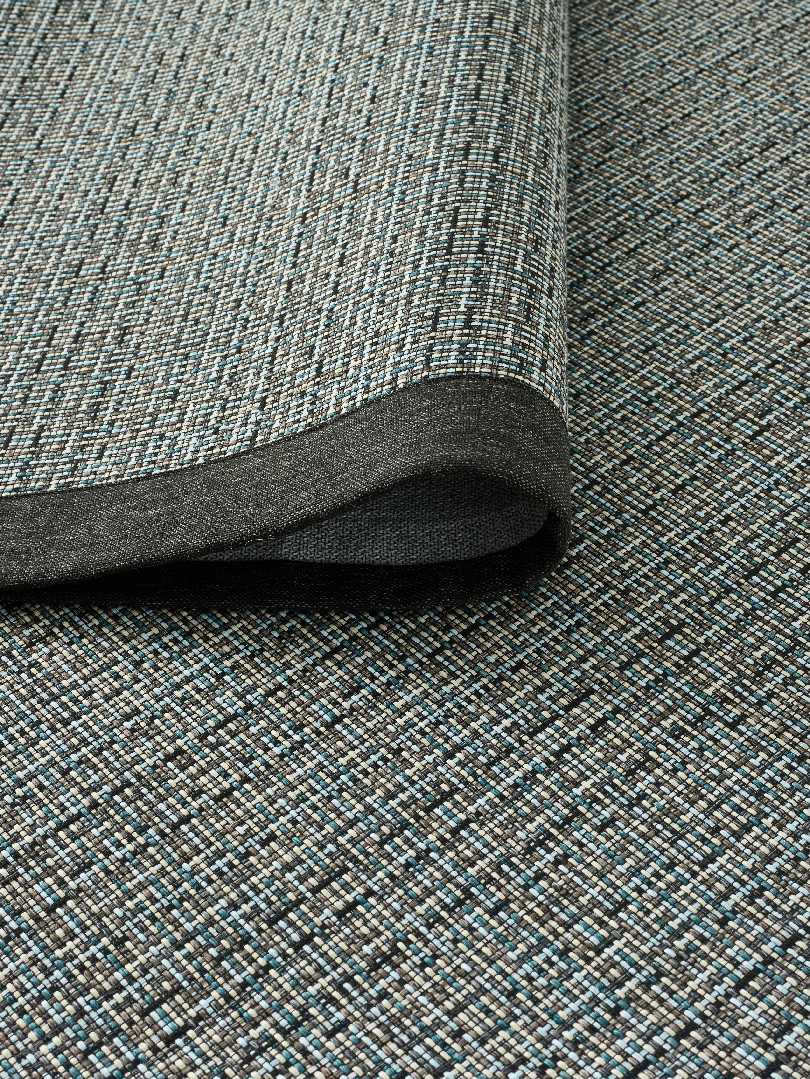Premium Sisal with Border 1824 SP Blue Anthracite