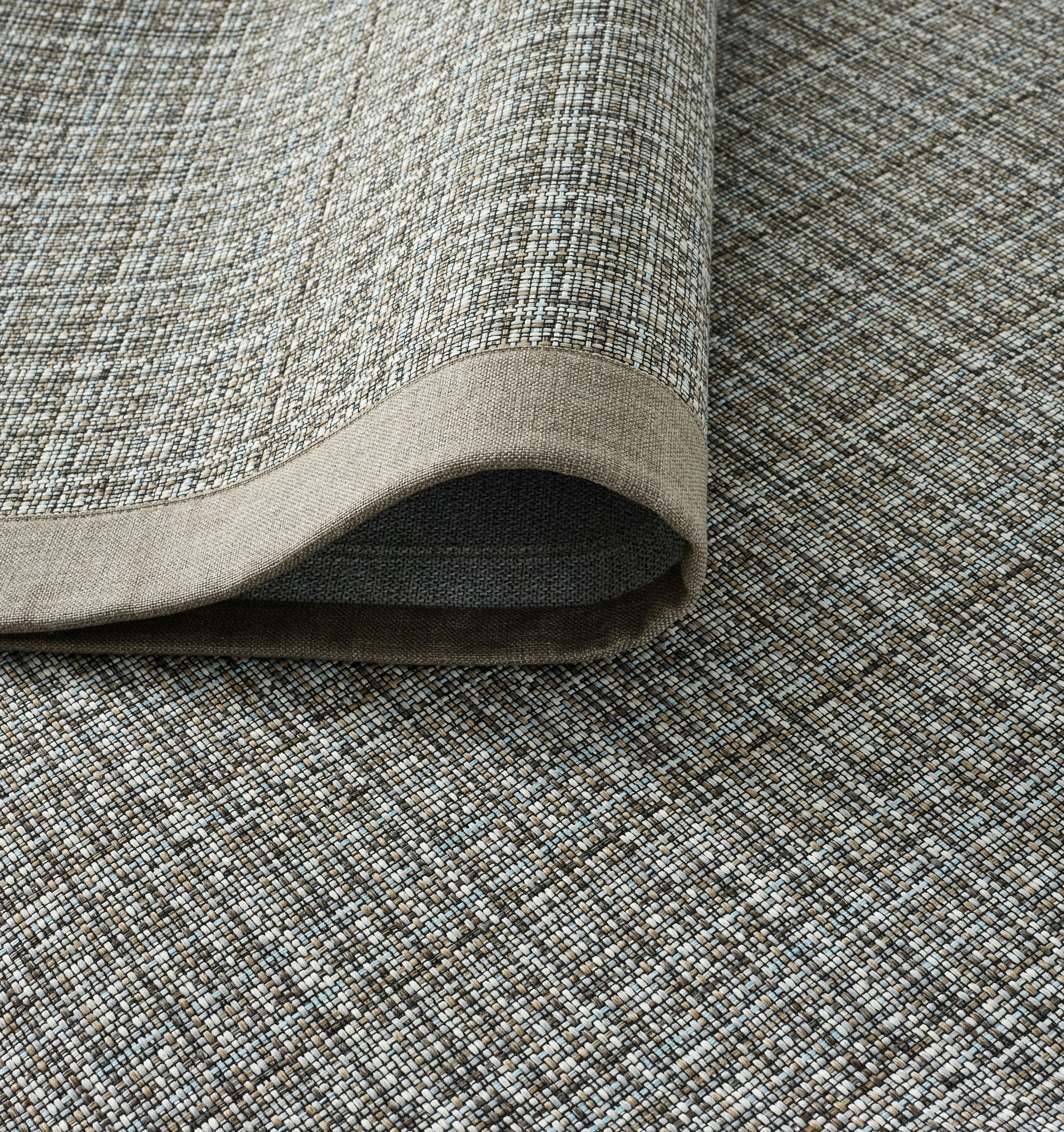 Premium Sisal with Border 1825 SP Aqua Brown