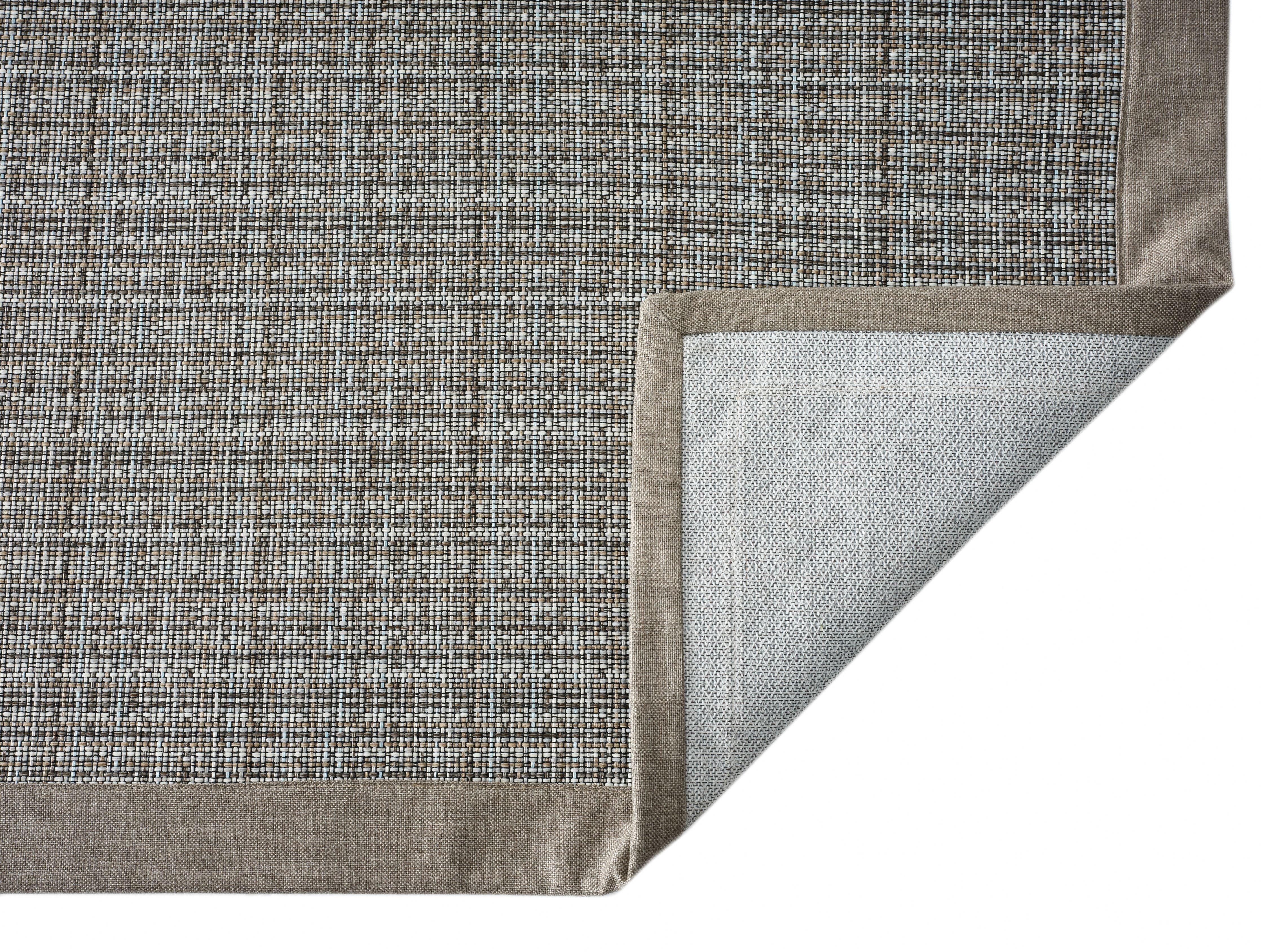 Premium Sisal with Border 1825 SP Aqua Brown