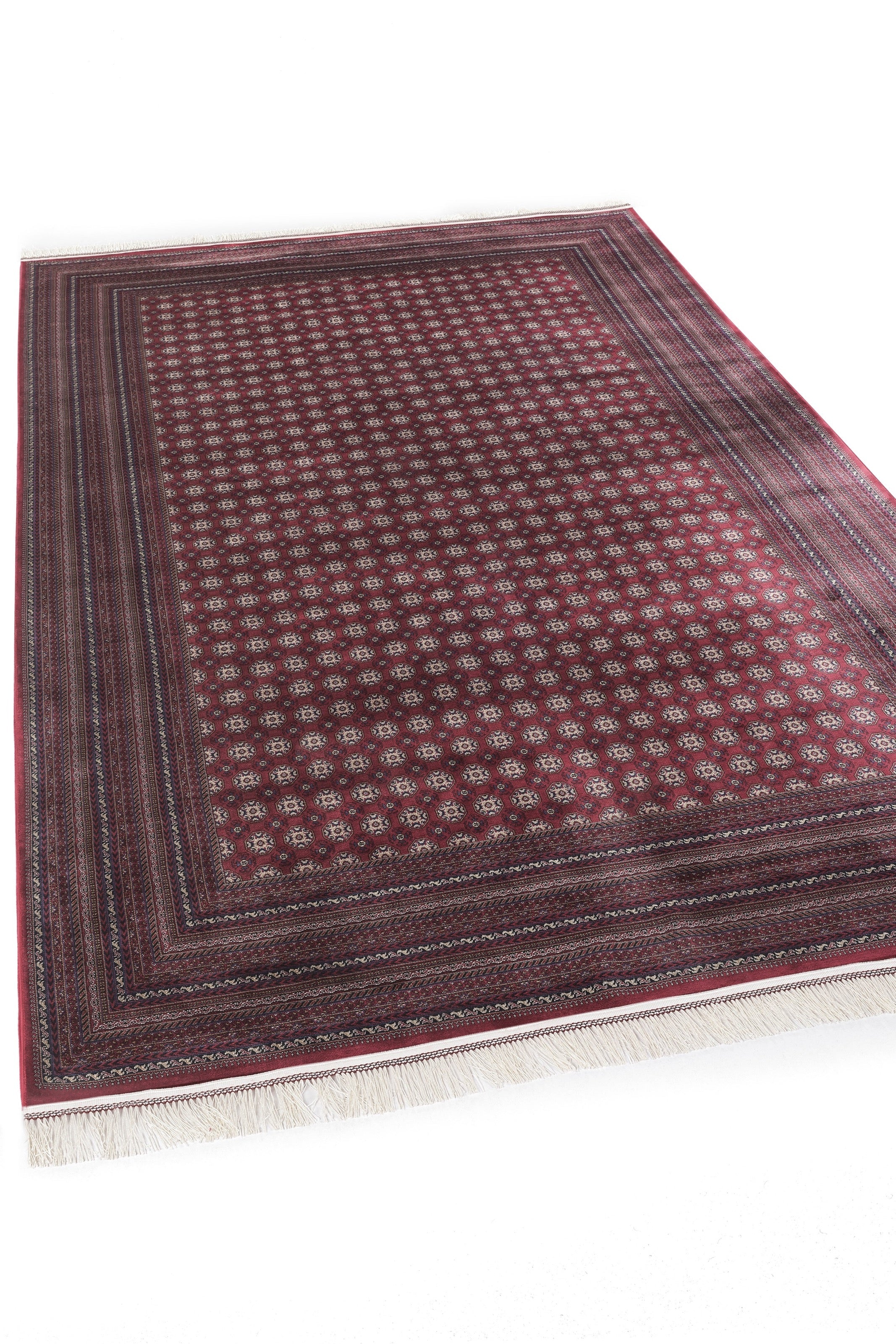 Burj 8761BU Burgundy - Machine-Made Carpet
