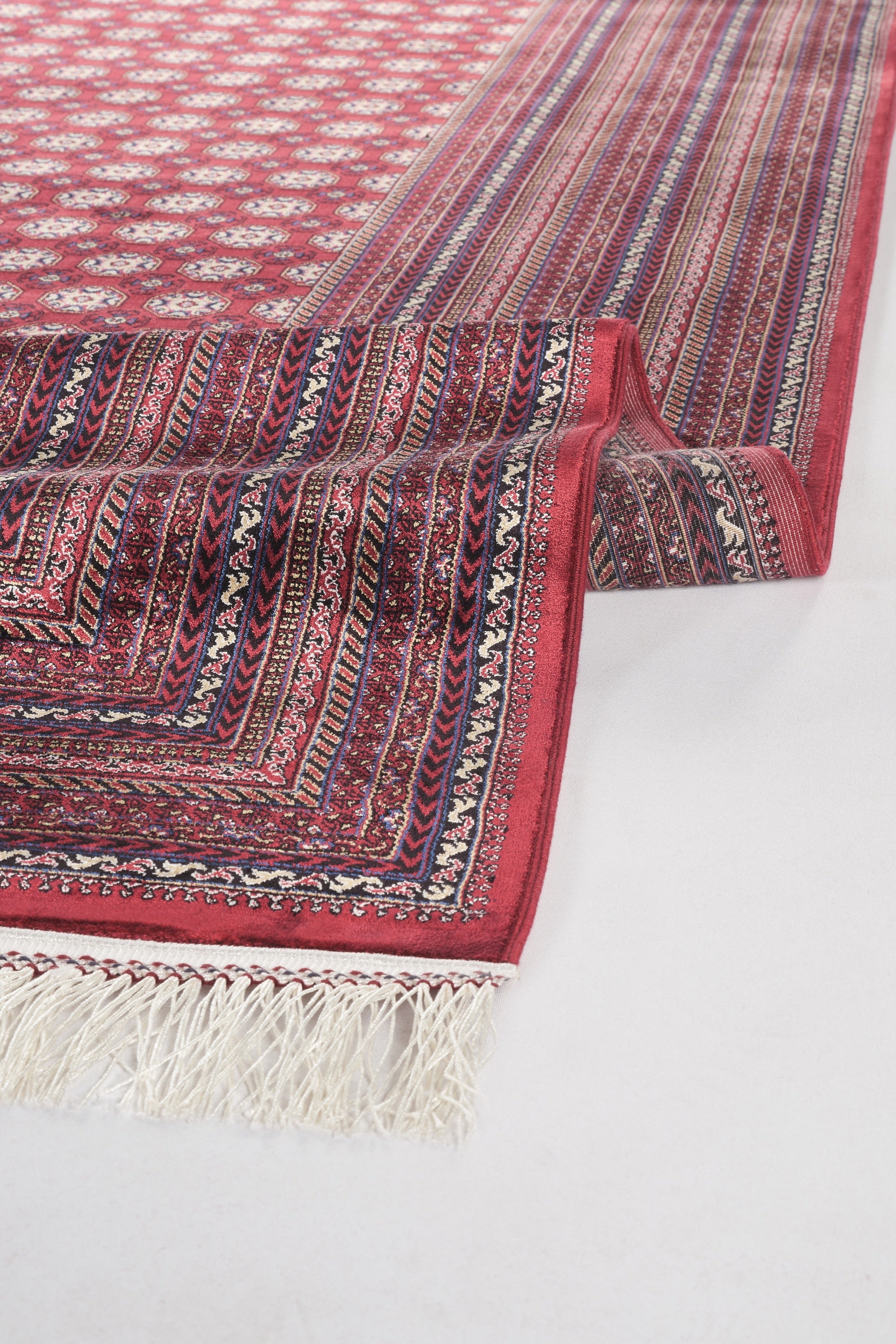 Burj 8761BU Burgundy - Machine-Made Carpet