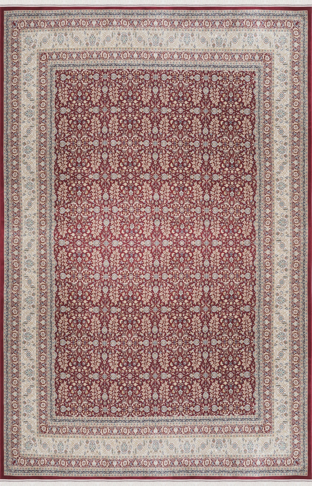 Burj 8771BU Burgundy - Machine-Made Carpet
