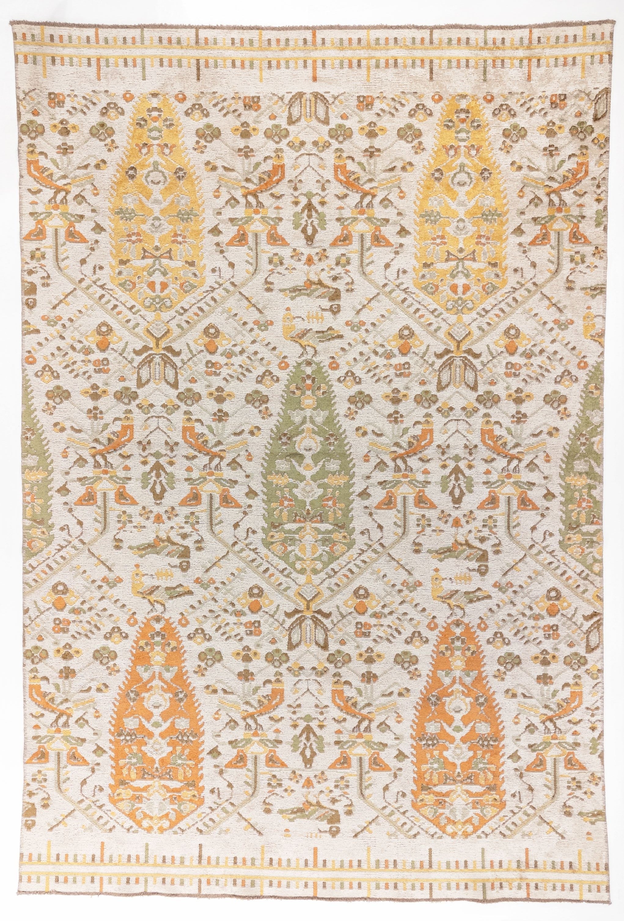Paspartu 1912 Terracotta - Machine-Woven Rug