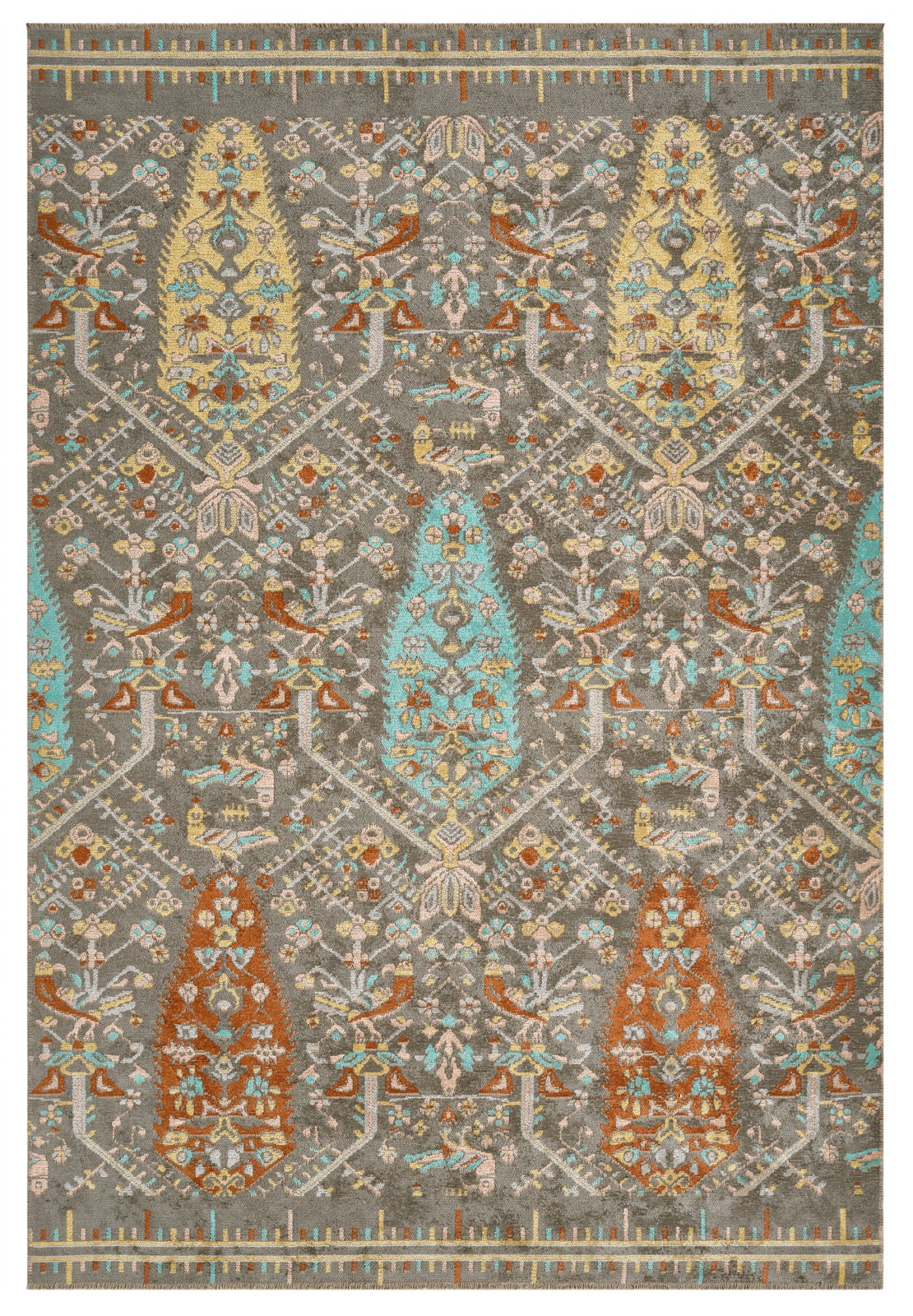 Paspartu 1913 Anthracite - Machine-Made Carpet