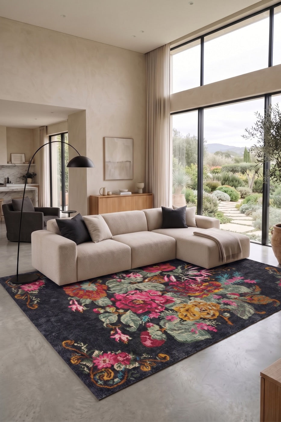 Velora 3043 - Decorative Machine-Woven Rug