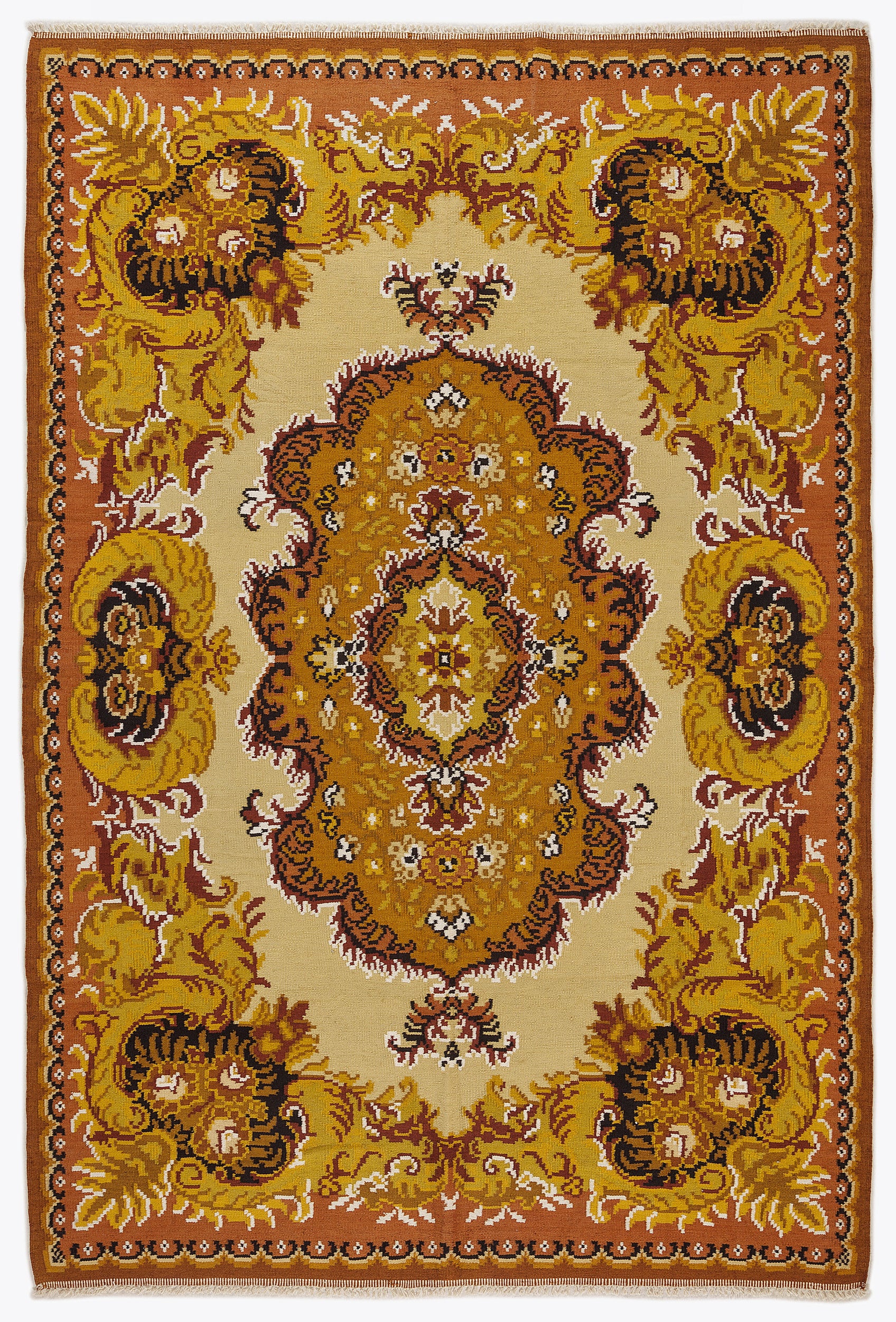 Karabakh Over Dyed Kilim Rug 6'6'' x 9'5'' ft 197 x 287 cm