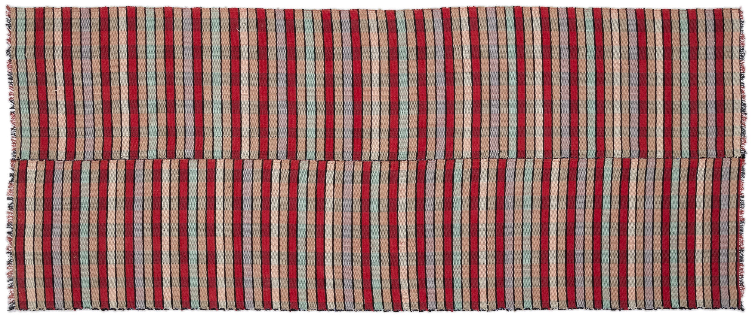 Chaput Over Dyed Kilim Rug 4'4'' x 10'5'' ft 132 x 318 cm