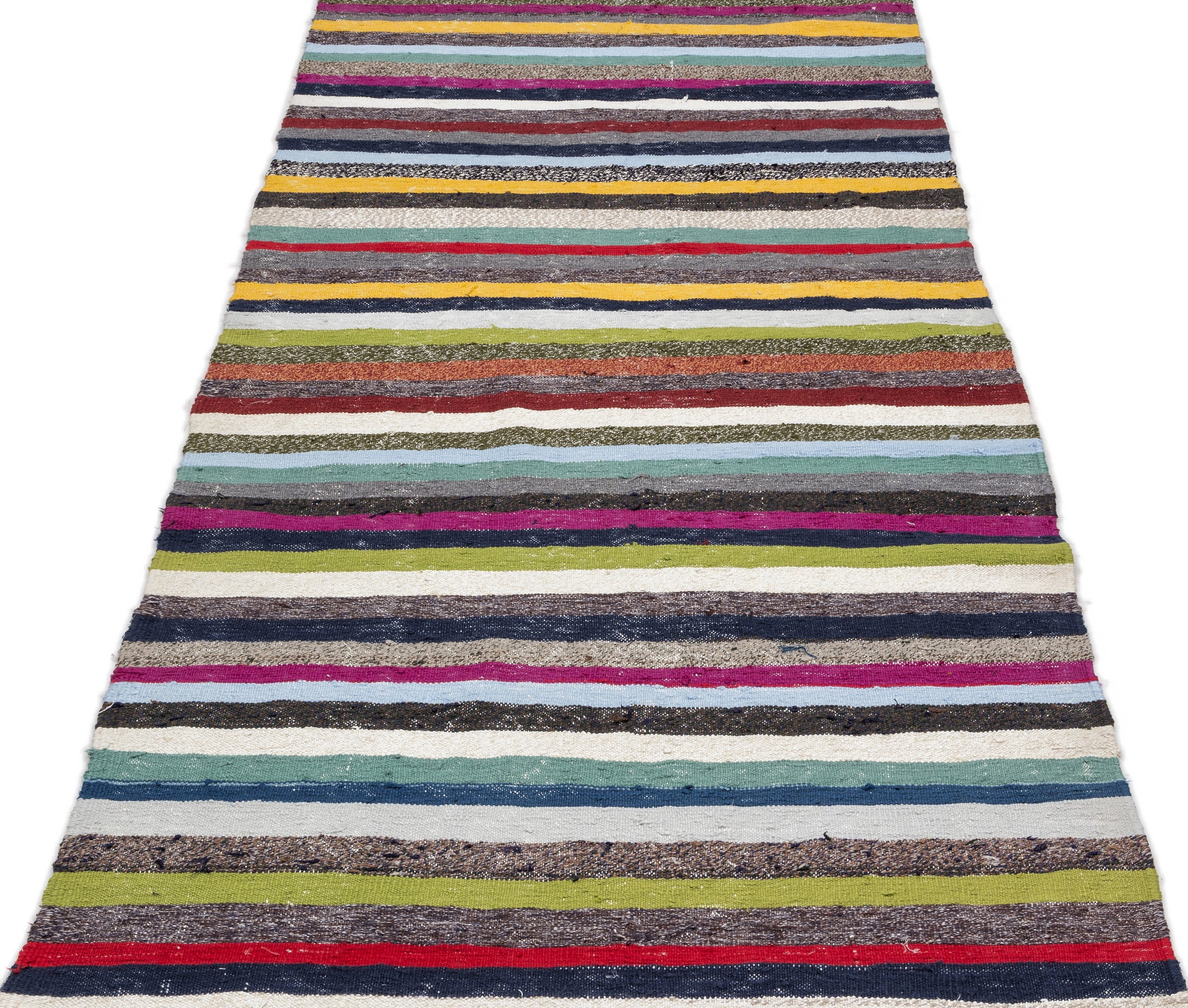 Chaput Over Dyed Kilim Rug 3'1'' x 12'9'' ft 95 x 388 cm