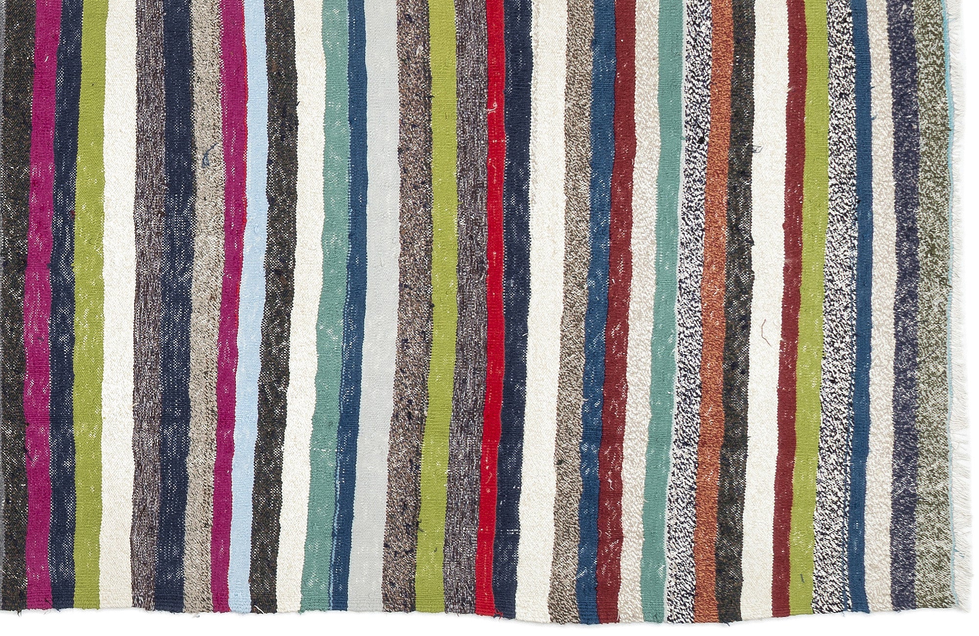 Chaput Over Dyed Kilim Rug 3'1'' x 12'9'' ft 95 x 388 cm