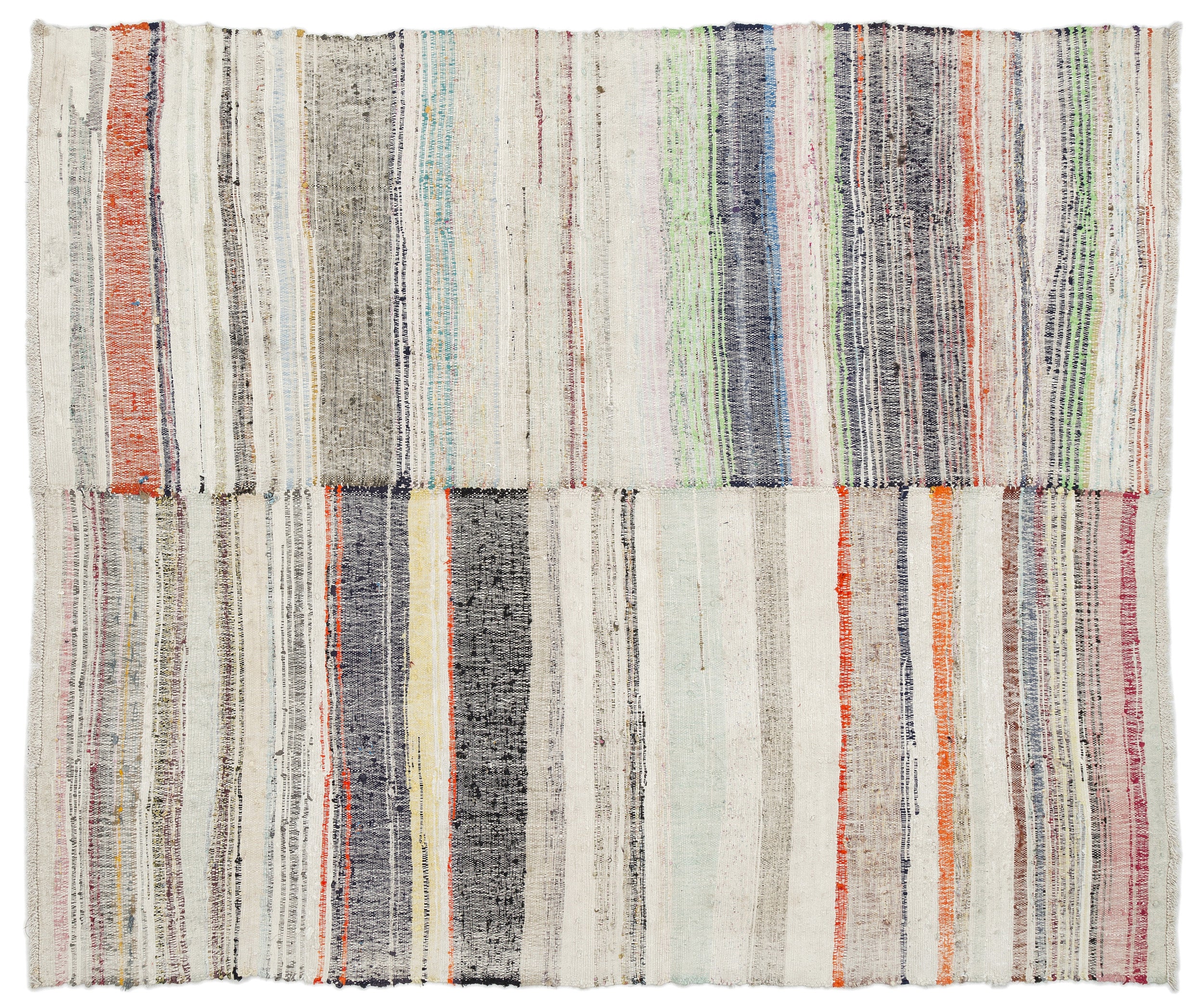 Chaput Over Dyed Kilim Rug 6'9'' x 8'2'' ft 206 x 248 cm