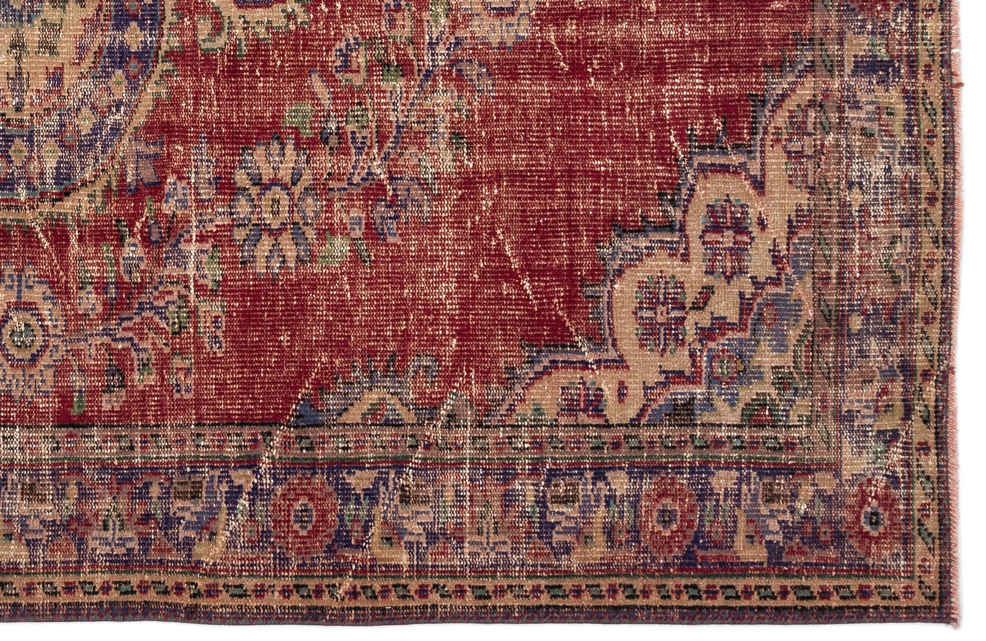 Naturel Over Dyed Vintage Rug 6'0'' x 9'2'' ft 184 x 280 cm